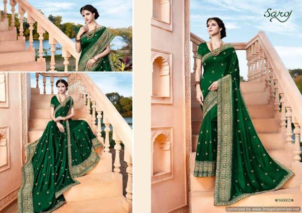 Saroj Morni Heavy Look Silk Saree Collection